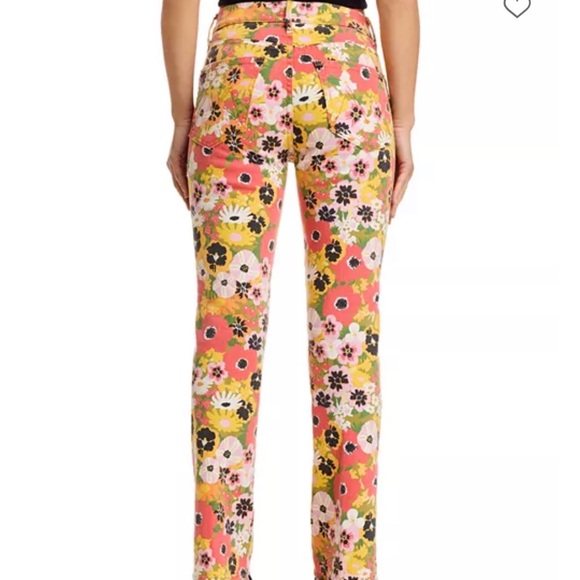 NWT MOTHER Floral Denim Jeans - Picture 3 of 7